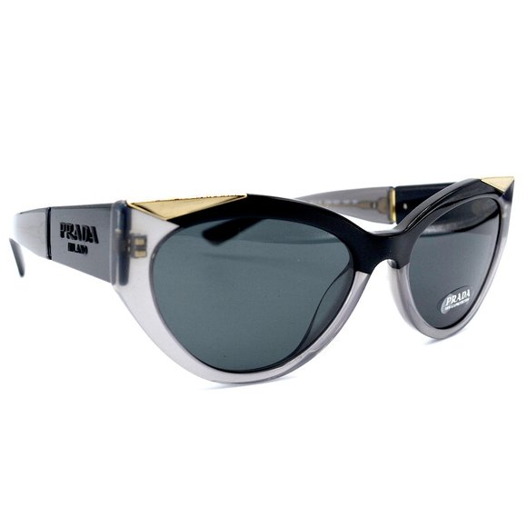 Prada Accessories - NEW PRADA PR 03WS 03M5S0 BLACK / OPAL GREY AUTHENTIC SUNGLASSES 55-18
